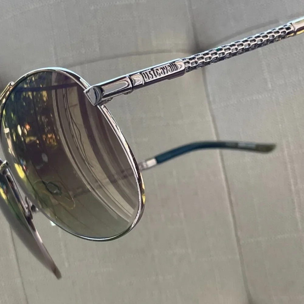 Just Cavalli Women Sunglasses Gold Tone eye Wear Design in USA 61[]11 135 shades